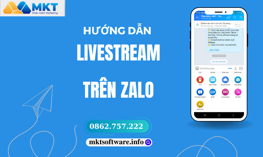Hướng dẫn livestream trên zalo