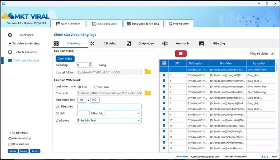 Phần mềm MKT Viral Phần mềm MKT Viral